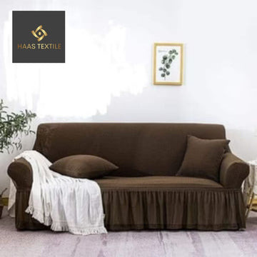 Frill Style Micro Mesh Sofa Cover