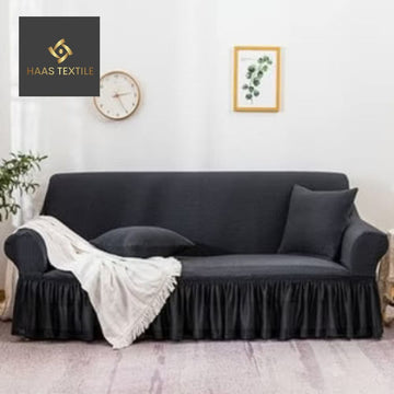 Frill Style Micro Mesh Sofa Cover
