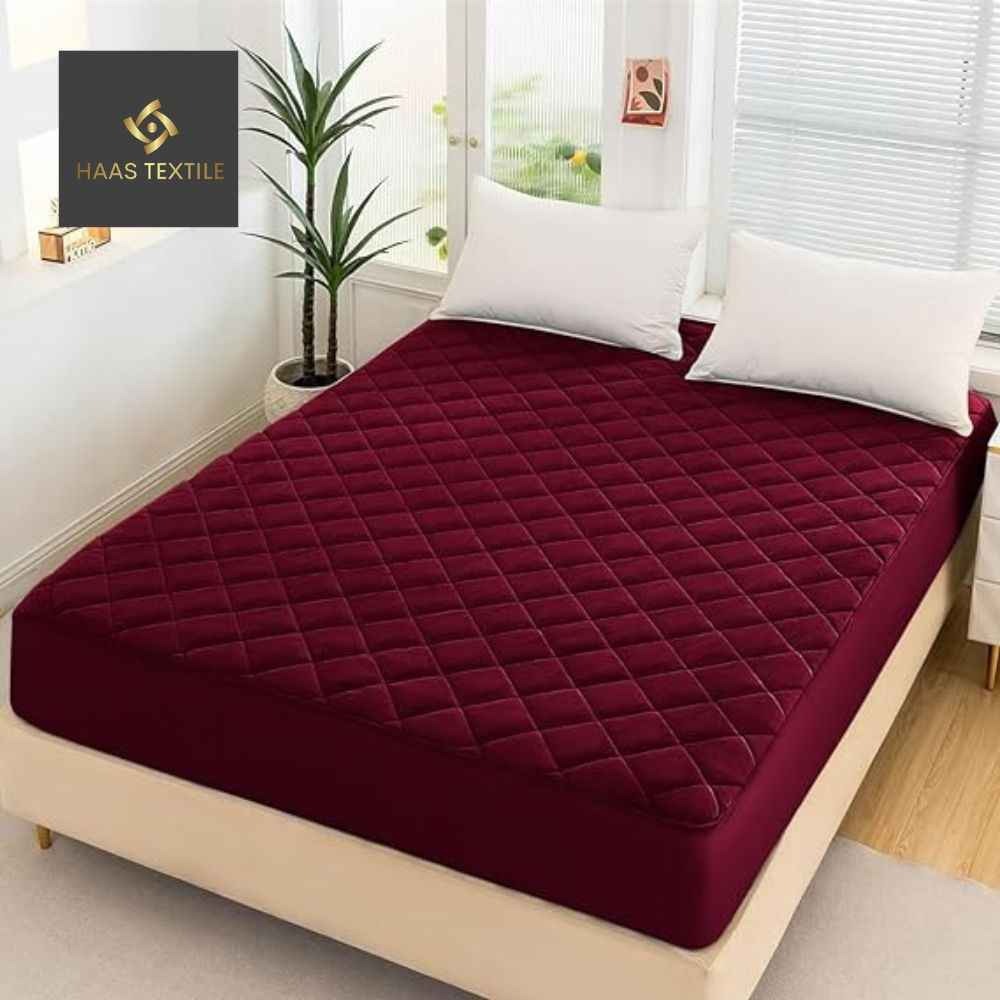 Fitthed sheet cotton quilted