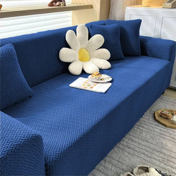 Diamond Style Jersey Velvet Sofa